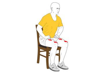 Ejercicio fisioterapia prótesis de rodilla